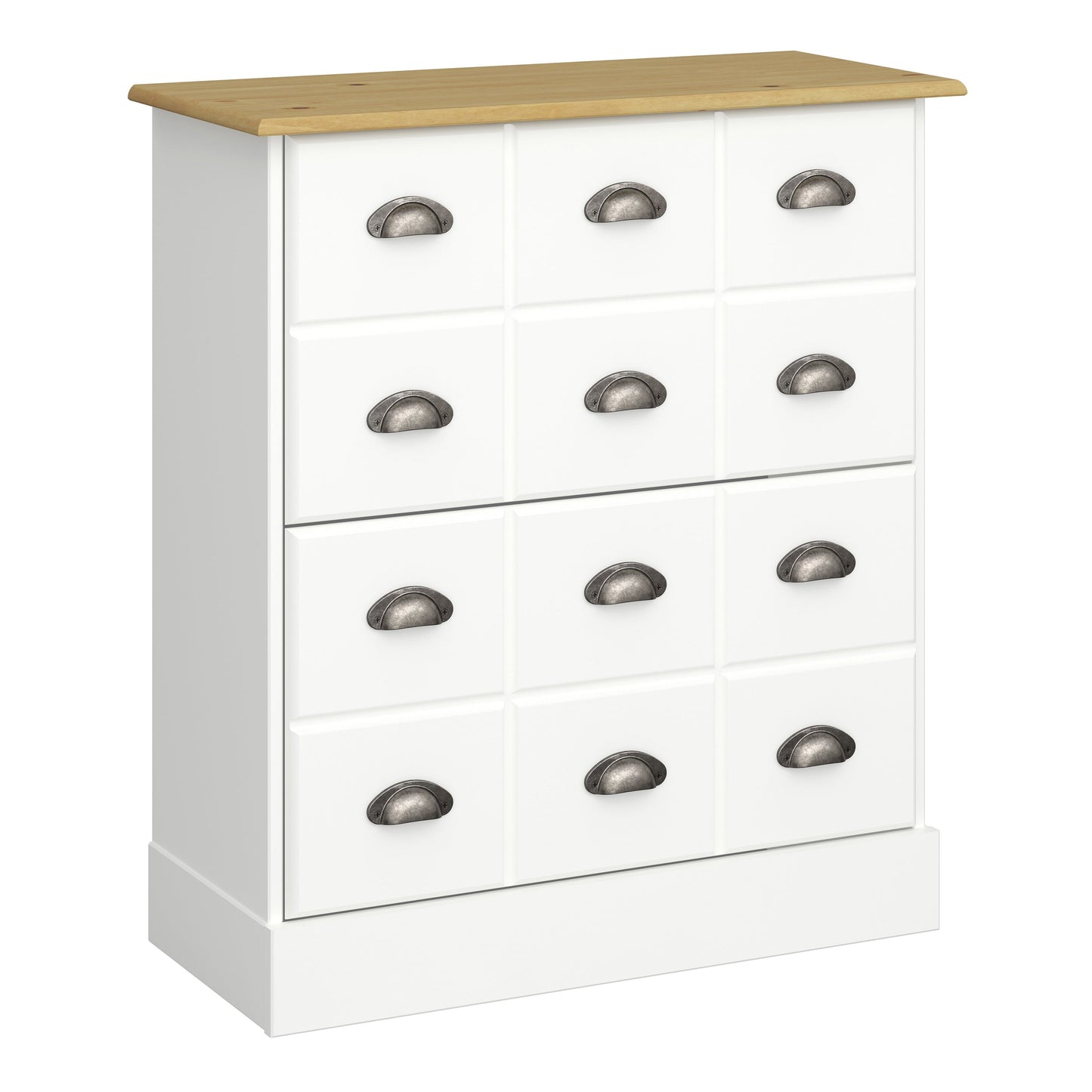 Cote | Furniture Nola Shoe Storage - White & Pine Nola, Shoe Storage 1013403880250