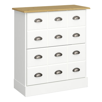 Cote | Furniture Nola Shoe Storage - White & Pine Nola, Shoe Storage 1013403880250