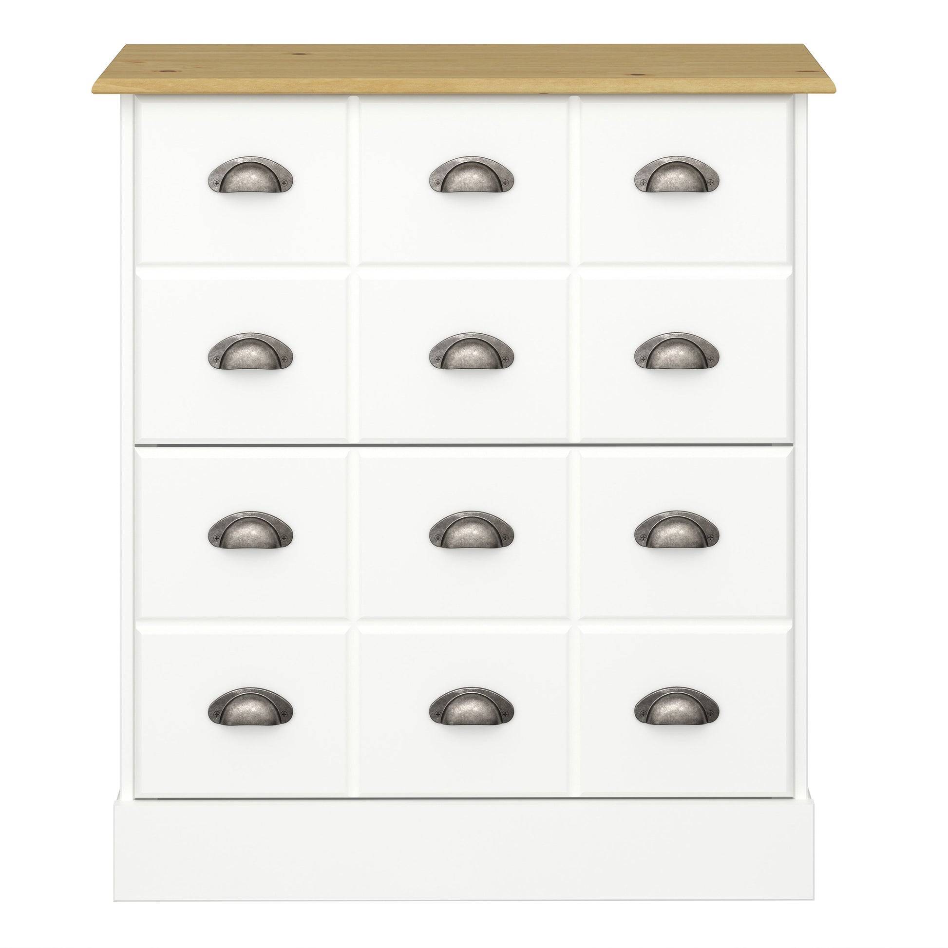 Cote | Furniture Nola Shoe Storage - White & Pine Nola, Shoe Storage 1013403880250