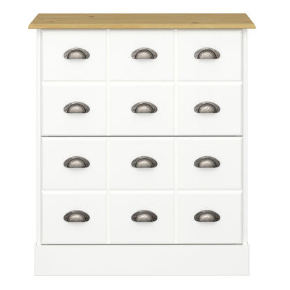 Cote | Furniture Nola Shoe Storage - White & Pine Nola, Shoe Storage 1013403880250