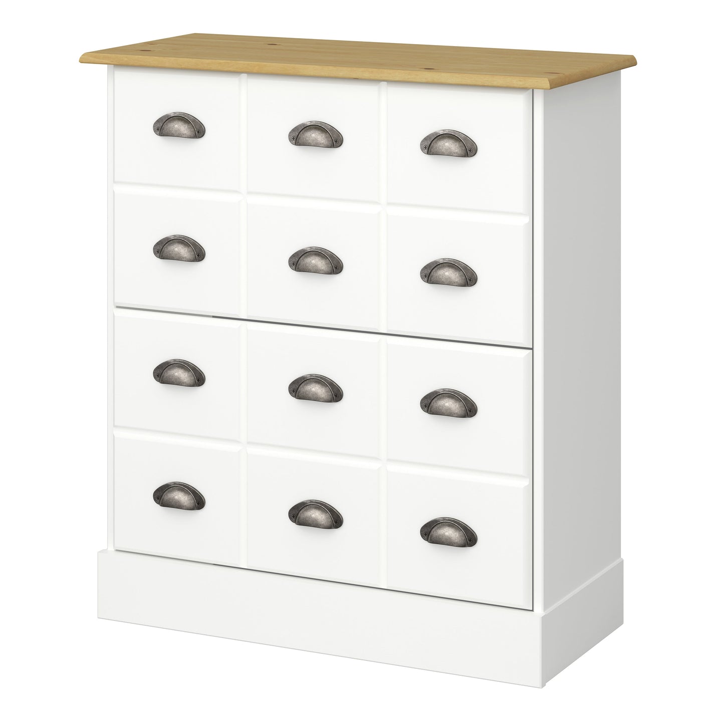 Cote | Furniture Nola Shoe Storage - White & Pine Nola, Shoe Storage 1013403880250