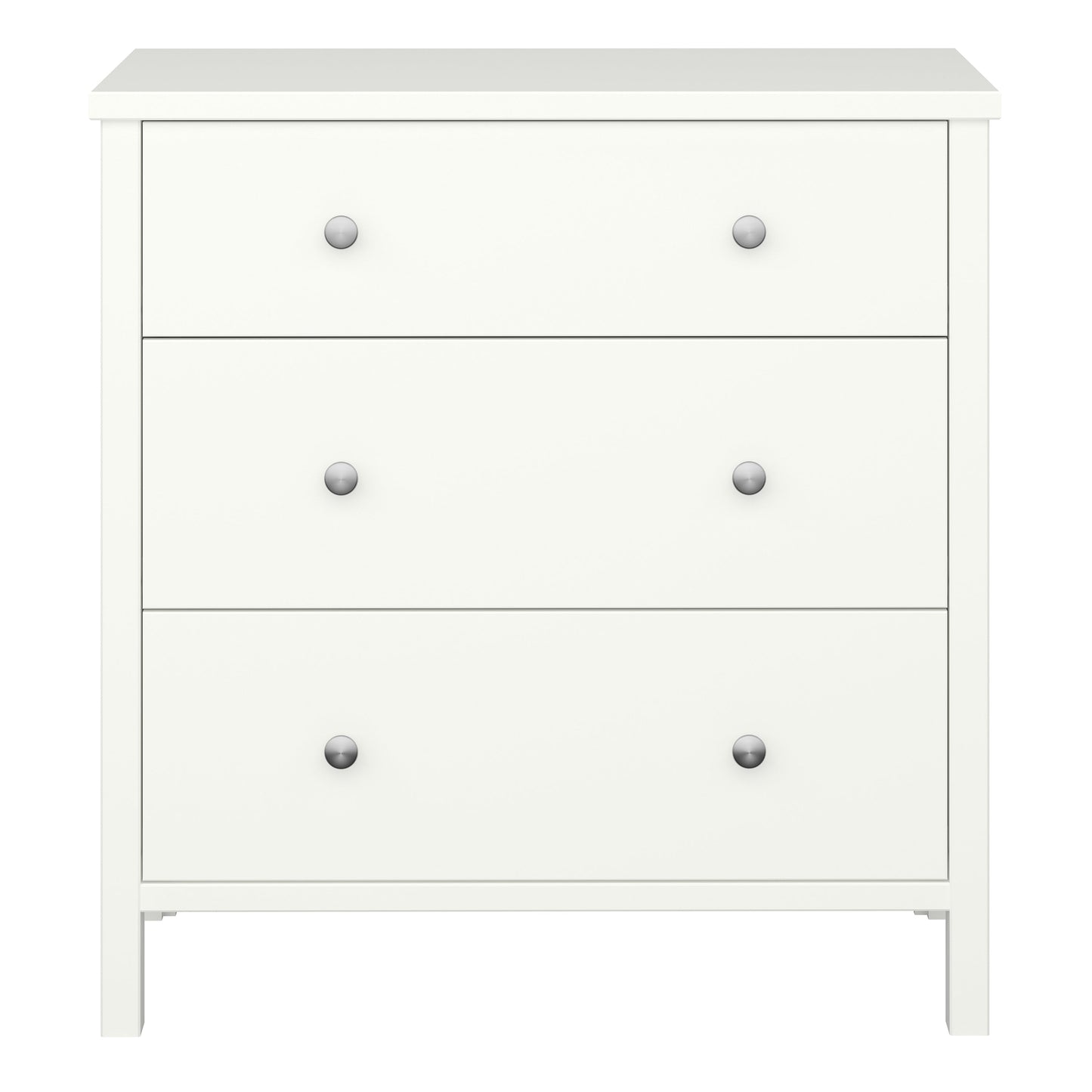 Cote | Furniture Tromso Chest of Drawers, 3 Drawer - Off White Tromso, Chest of Drawers 1013740150050