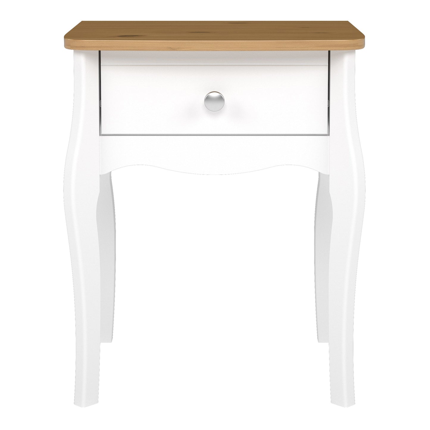 Cote | Furniture Baroque Bedside Table - White & Ice Coffee Baroque, Bedside Tables 1013760010330