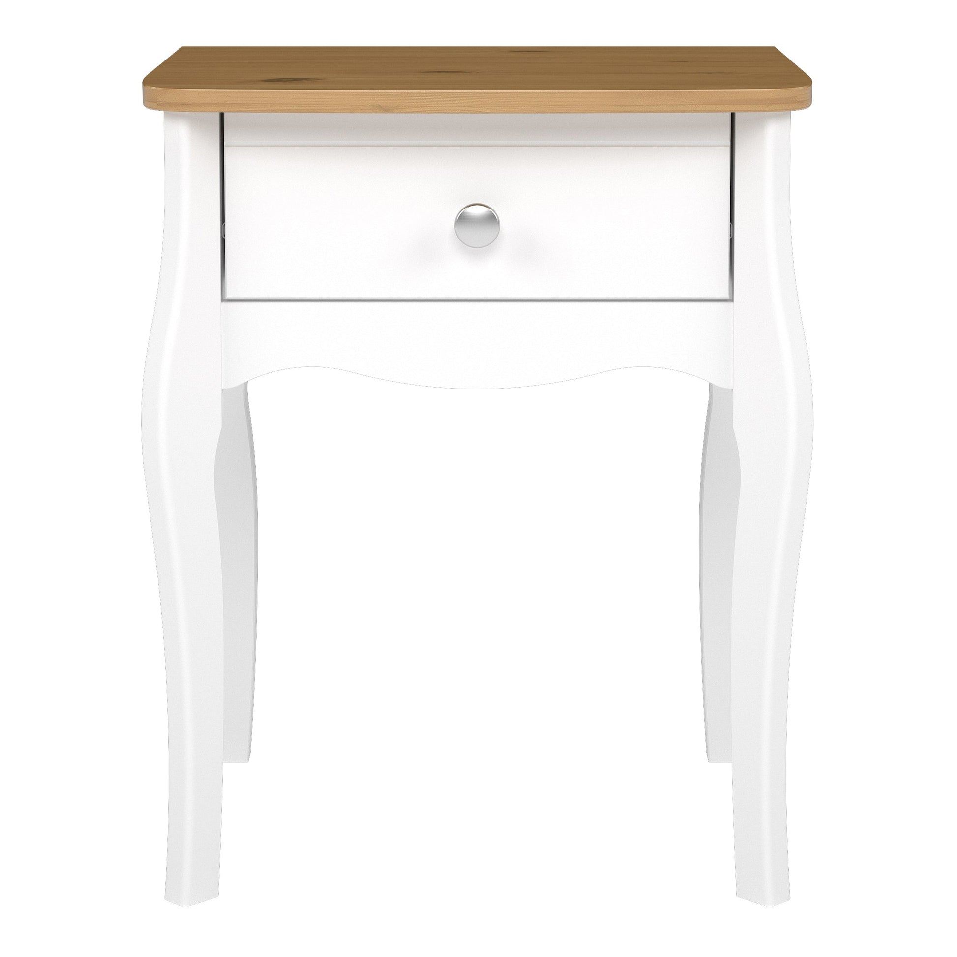 Cote | Furniture Baroque Bedside Table - White & Ice Coffee Baroque, Bedside Tables 1013760010330