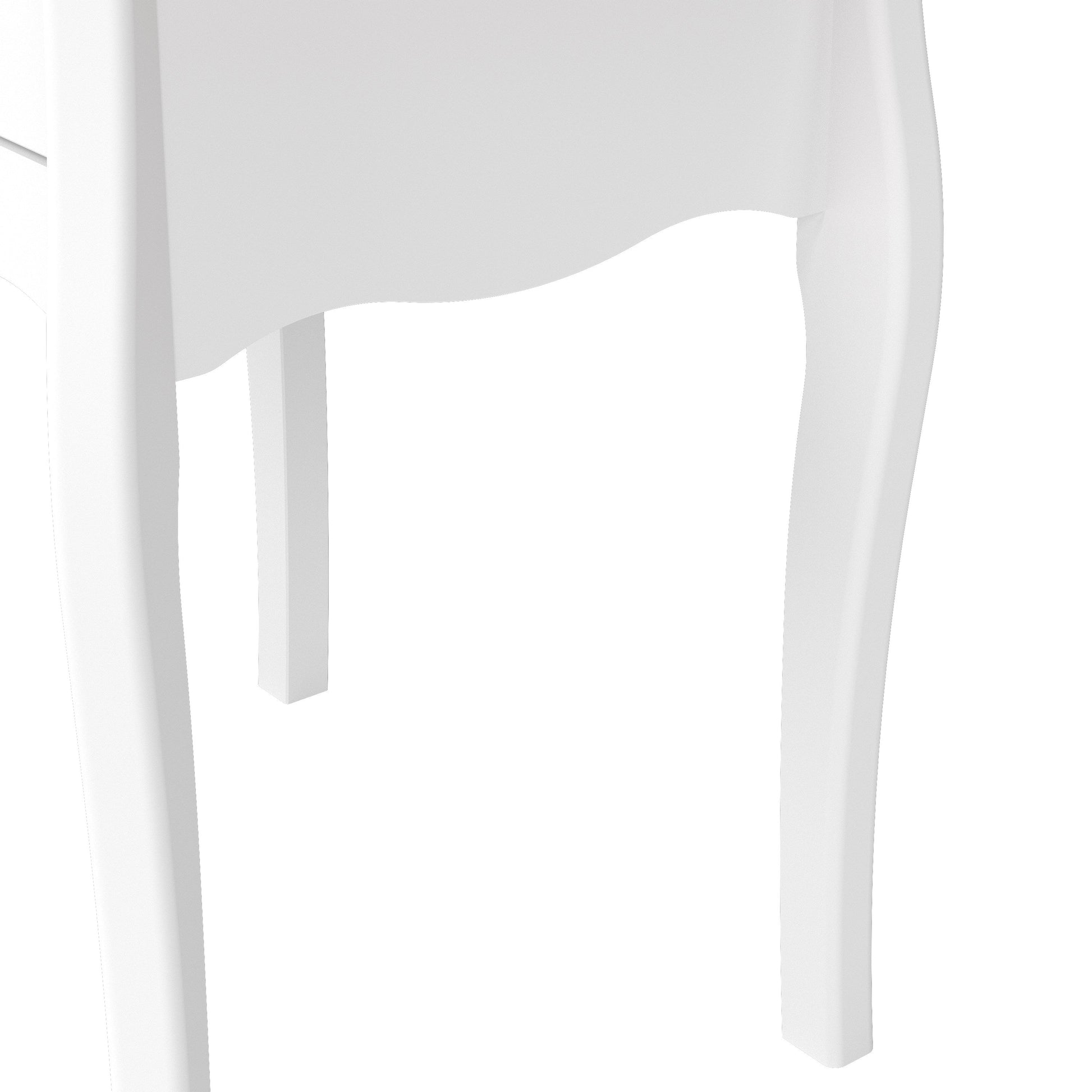 Cote | Furniture Baroque Bedside Table - White & Ice Coffee Baroque, Bedside Tables 1013760010330