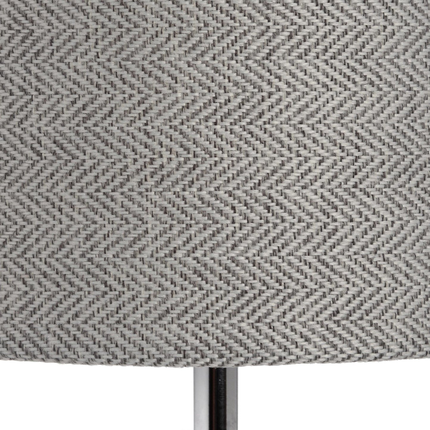 Genoa Chrome Table Lamp - Grey, Silver 17595 Hill Interiors Table Lamps Cote Furniture