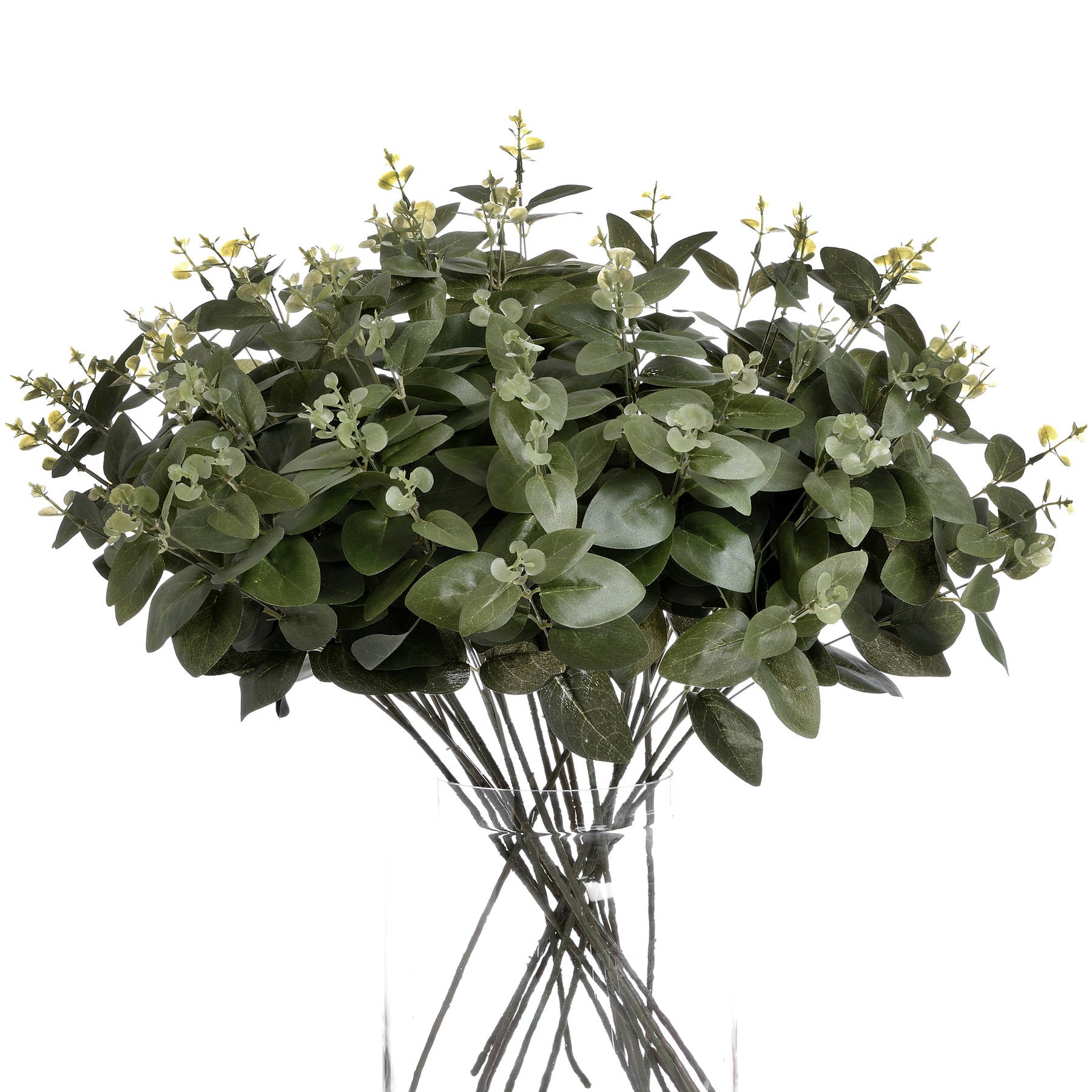 Cineraria Eucalyptus Spray - Green Foliage 18954 Hill Interiors Faux Flowers Cote Furniture