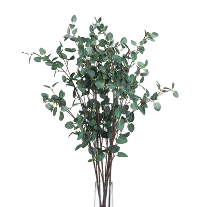 Tall Eucalyptus Stem - Green Foliage 19017 Hill Interiors Faux Flowers Cote Furniture