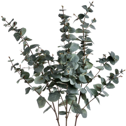 Variegated Eucalyptus - Green Foliage 19049 Hill Interiors Faux Flowers Cote Furniture