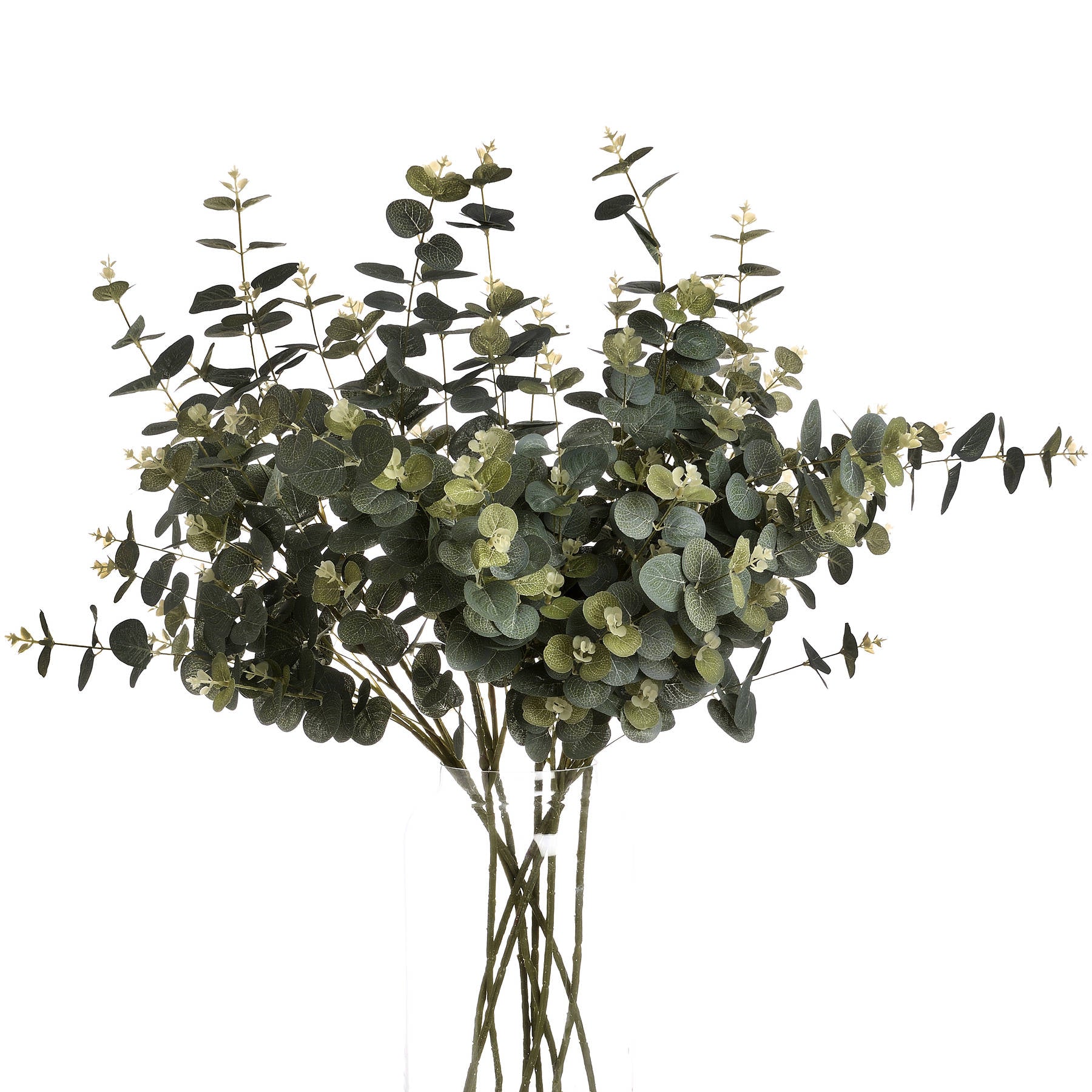 Eucalyptus Spray - Green Foliage 19051 Hill Interiors Faux Flowers Cote Furniture