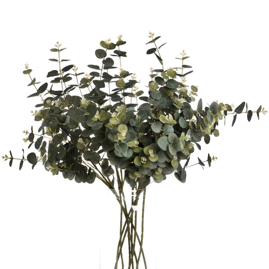 Eucalyptus Spray - Green Foliage 19051 Hill Interiors Faux Flowers Cote Furniture