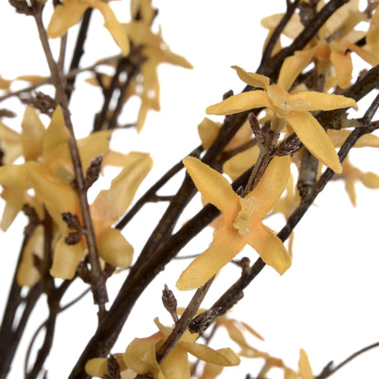 Forsythia - Yellow 19057 Hill Interiors Faux Flowers Cote Furniture