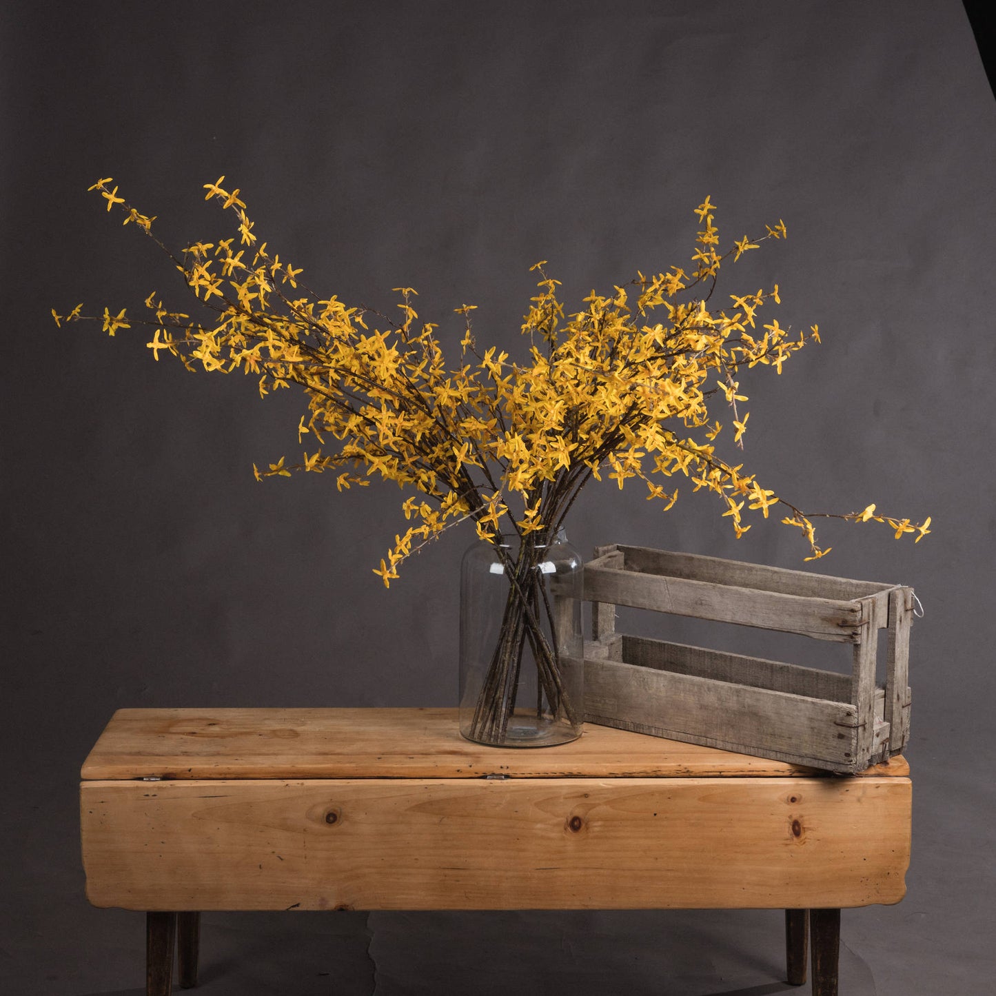 Forsythia - Yellow 19057 Hill Interiors Faux Flowers Cote Furniture