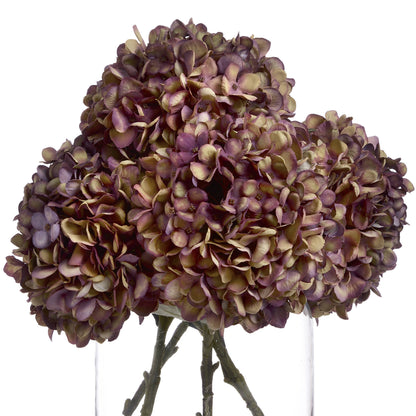 Autumn Hydrangea - Burgundy  19066 Hill Interiors Faux Flowers Cote Furniture