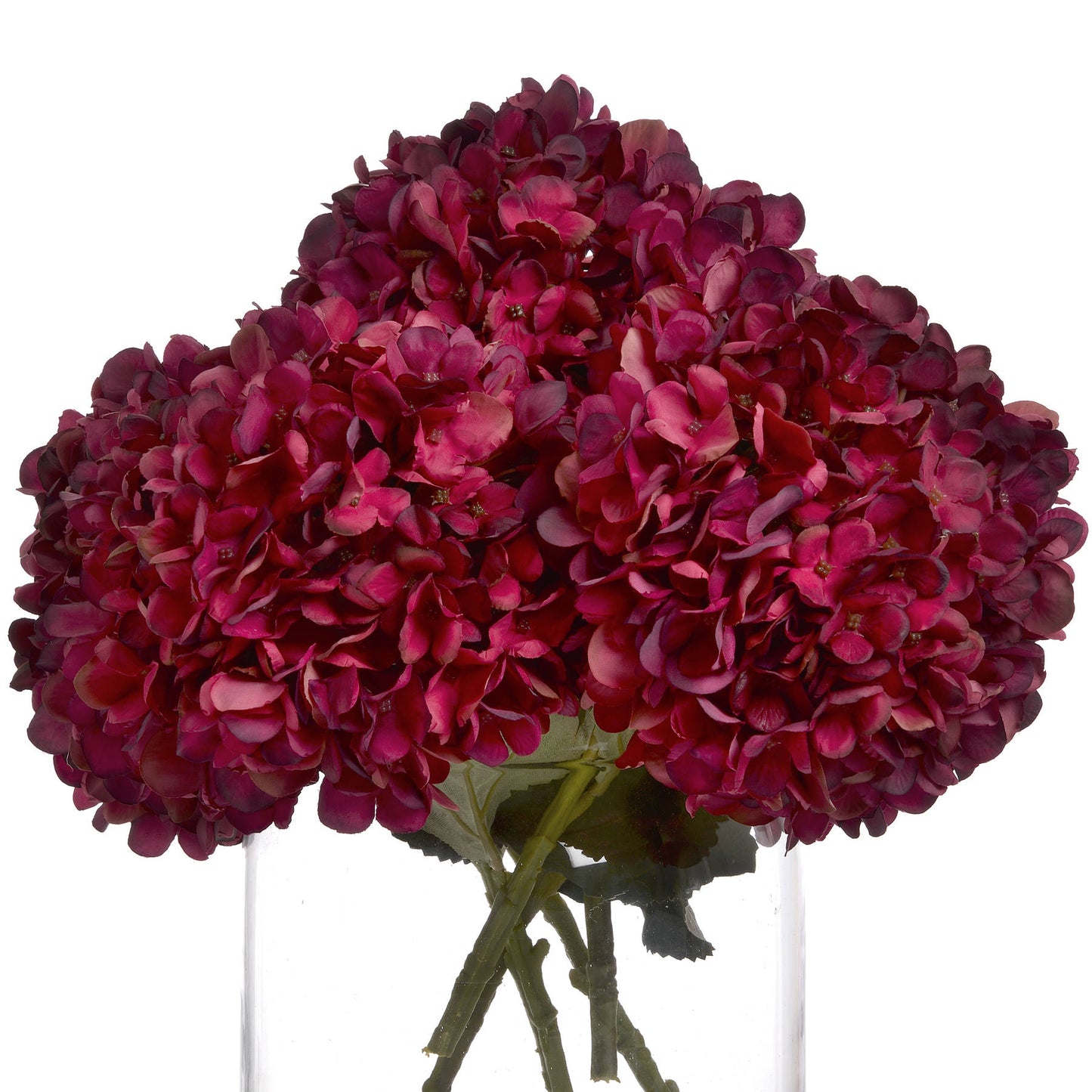 Autumn Hydrangea - Ruby 19067 Hill Interiors Faux Flowers Cote Furniture