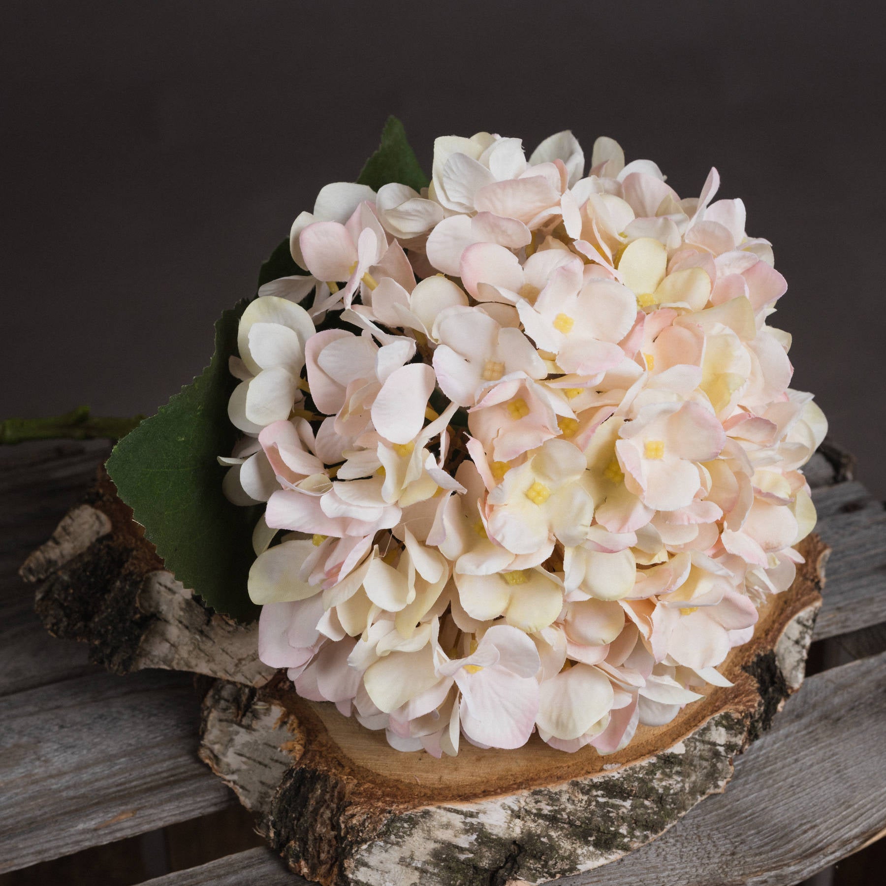 Autumn Hydrangea - White, Cream 19068 Hill Interiors Faux Flowers Cote Furniture