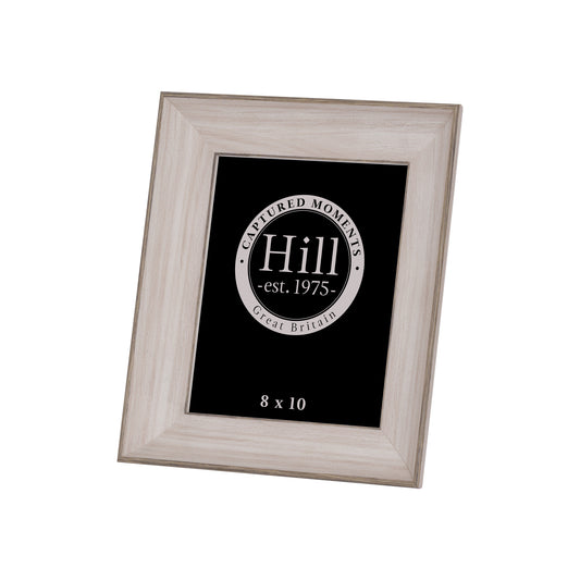 Photo Frame 8X10 - White Washed Wood  19310 Hill Interiors Picture Frames Cote Furniture