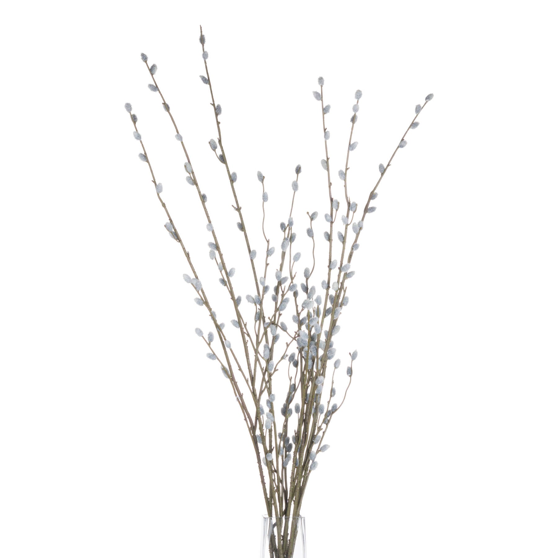 Pussy Willow Branch - Foliage 19553 Hill Interiors Faux Flowers Cote Furniture