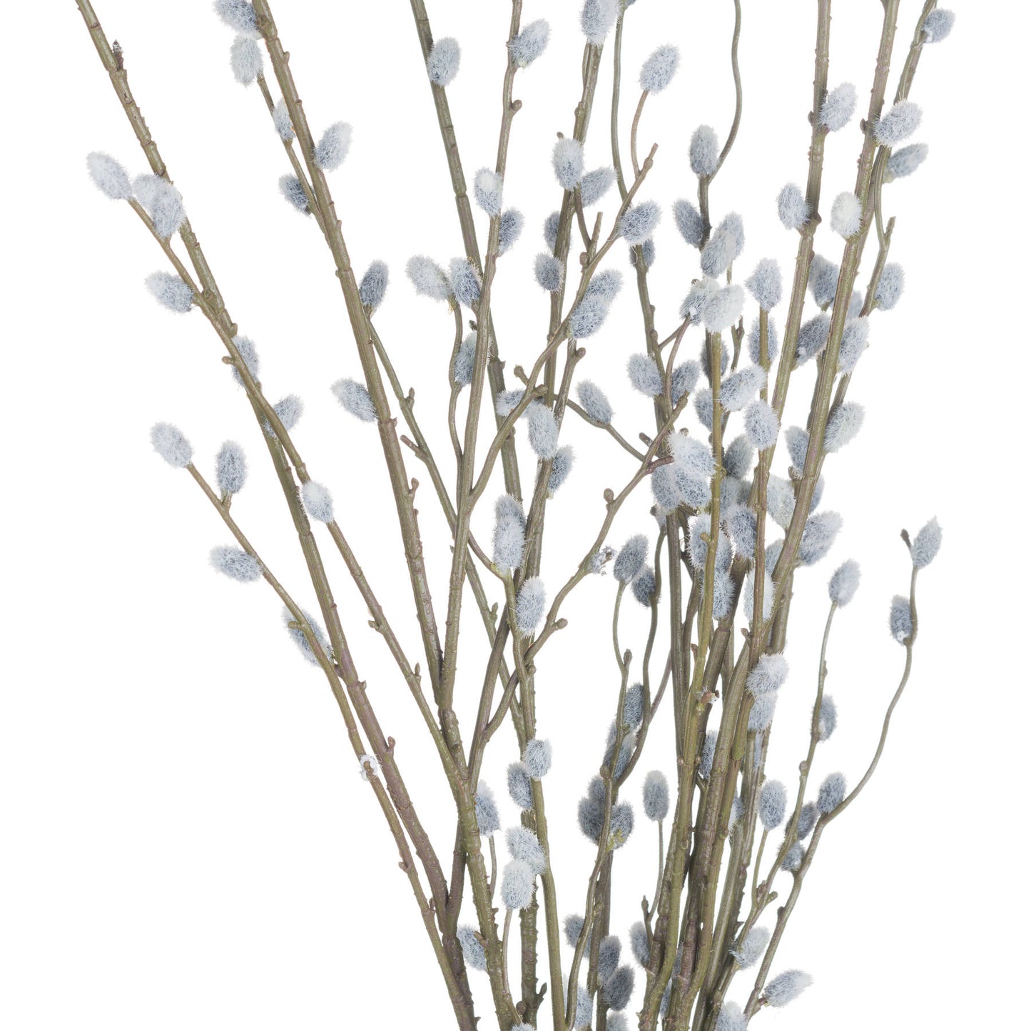 Pussy Willow Branch - Foliage 19553 Hill Interiors Faux Flowers Cote Furniture