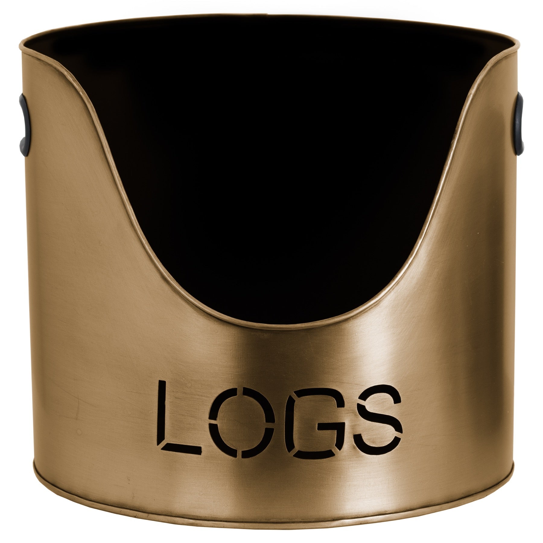 Logs And Kindling Buckets & Matchstick Holder - Bronze Finish  20050 Hill Interiors Fireplace Accessories Cote Furniture