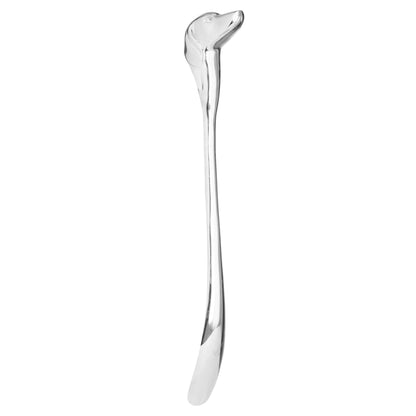 Nickel Dog Head Detail Shoe Horn - Silver  20082 Hill Interiors Shoe Horns Cote Furniture