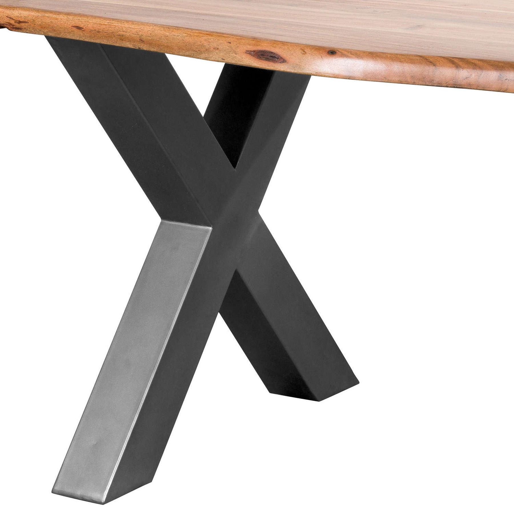 Live Edge Dining Table - Large 20401 Hill Interiors Dining Tables, Modern Cote Furniture