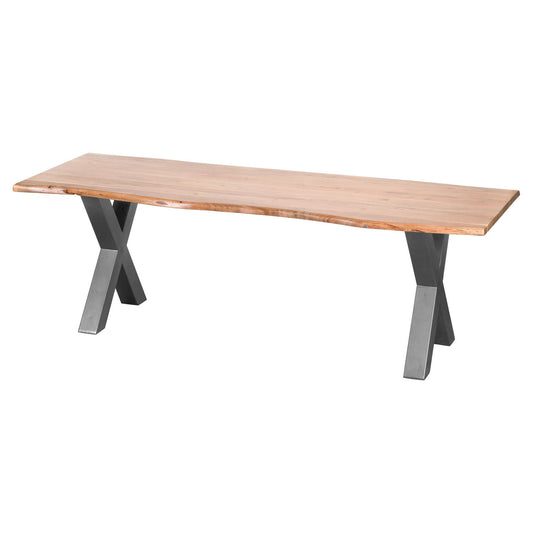 Live Edge Dining Table - Large 20401 Hill Interiors Dining Tables, Modern Cote Furniture