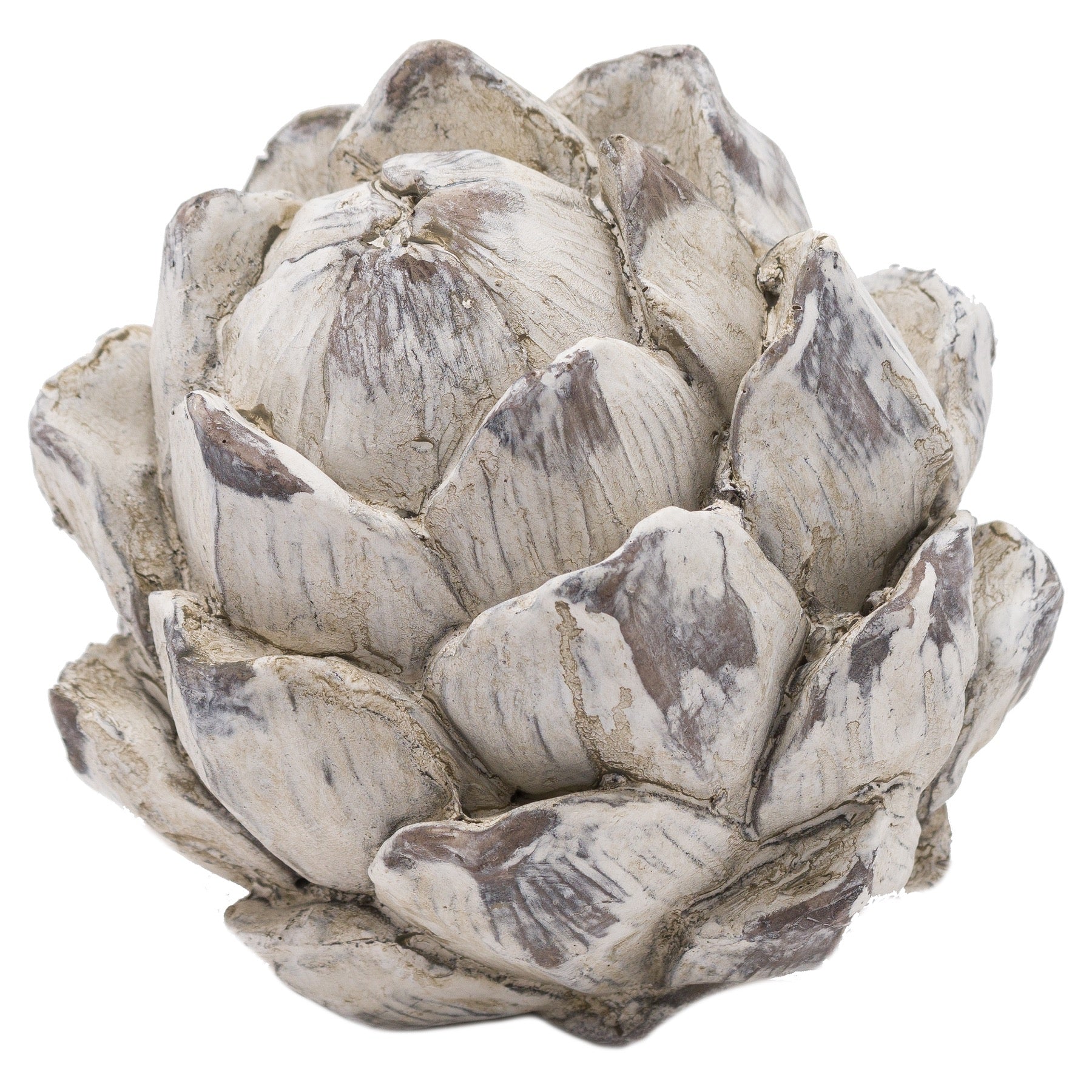 Garda Decorative Artichoke (Small) - Antique White, Stone 20791 Hill Interiors Ornaments Cote Furniture