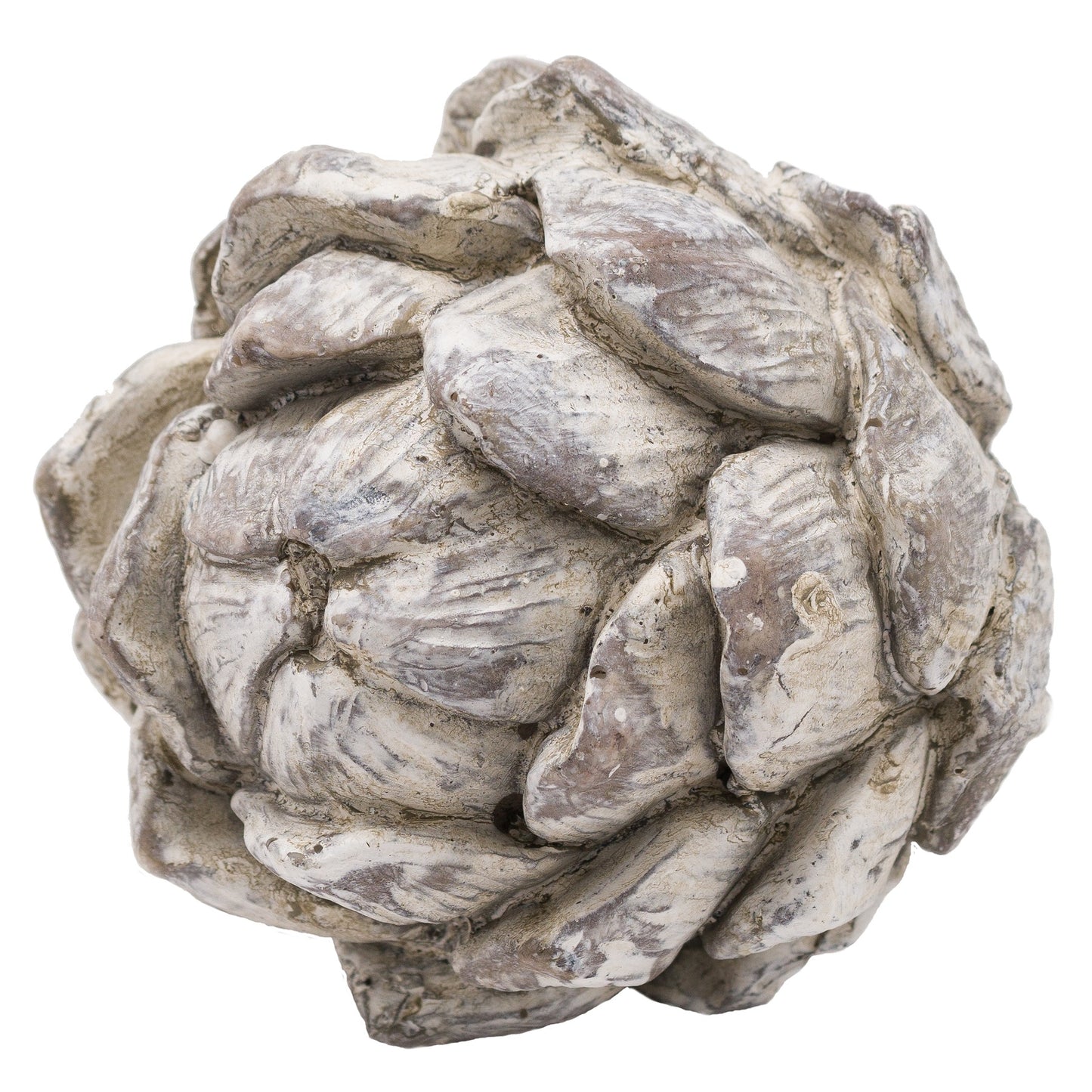 Garda Decorative Artichoke (Medium) - Antique White, Stone 20792 Hill Interiors Ornaments Cote Furniture