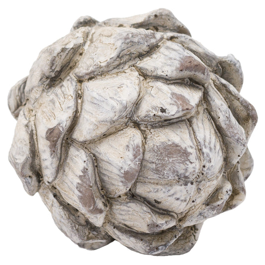 Garda Decorative  Artichoke (Large) - Antique White, Stone 20793 Hill Interiors Ornaments Cote Furniture