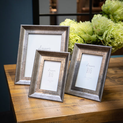 Photo Frame 5X7  - Matt Silver 20834 Hill Interiors Picture Frames Cote Furniture