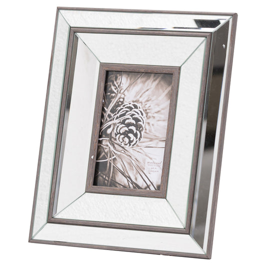 Photo Frame 4X6 - Mirror & Wood 20836 Hill Interiors Picture Frames Cote Furniture