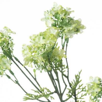 Plumb Blossom Spray - Green Foliage 20912 Hill Interiors Faux Flowers Cote Furniture