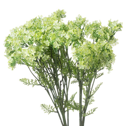 Plumb Blossom Spray - Green Foliage 20912 Hill Interiors Faux Flowers Cote Furniture