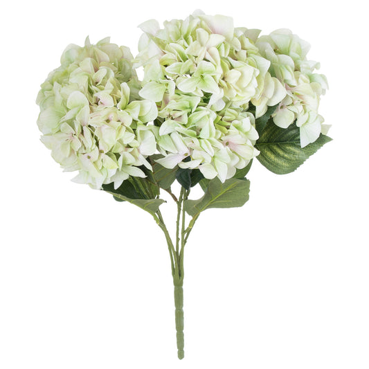 Hydrangea Bouquet - Shabby Green  21068 Hill Interiors Faux Flowers Cote Furniture