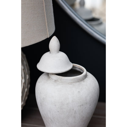 Darcy Stone Ginger Jar 21360 Hill Interiors Ornaments Cote Furniture