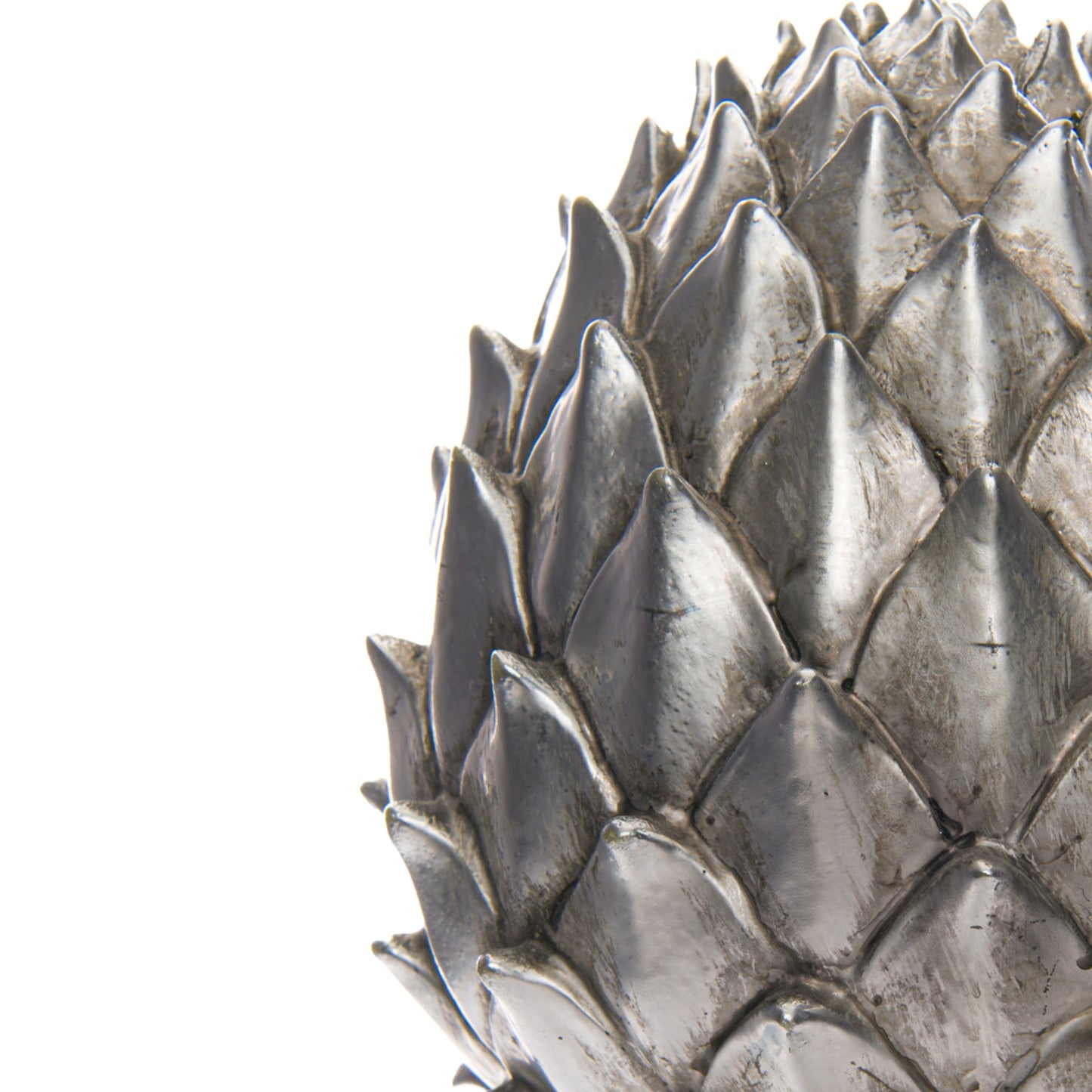 Pinecone Finial (Large) - Silver  21733 Hill Interiors Ornaments Cote Furniture