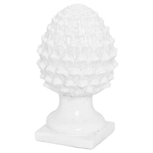 Garda Decorative Acorn - White 21758 Hill Interiors Ornaments Cote Furniture