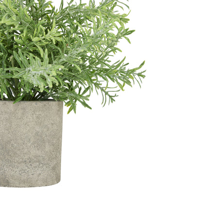 Rosemary Plant - In Stone Effect Pot 22097 Hill Interiors Faux Flowers Cote Furniture