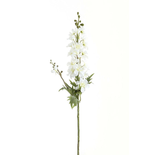 Tall Delphinium Stem - White 22209 Hill Interiors Faux Flowers Cote Furniture