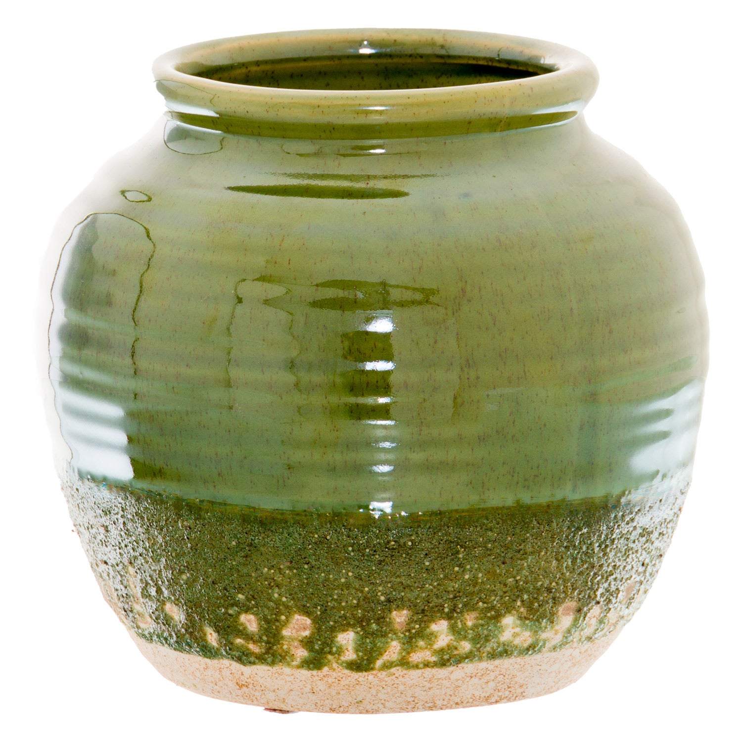 Seville Squat Vase - Olive 22318 Hill Interiors Vases Cote Furniture