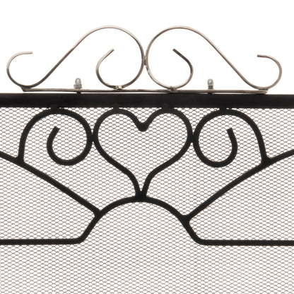 Three Fold Fire Screen - Chrome Topped  22508 Hill Interiors Fireplace Accessories Cote Furniture