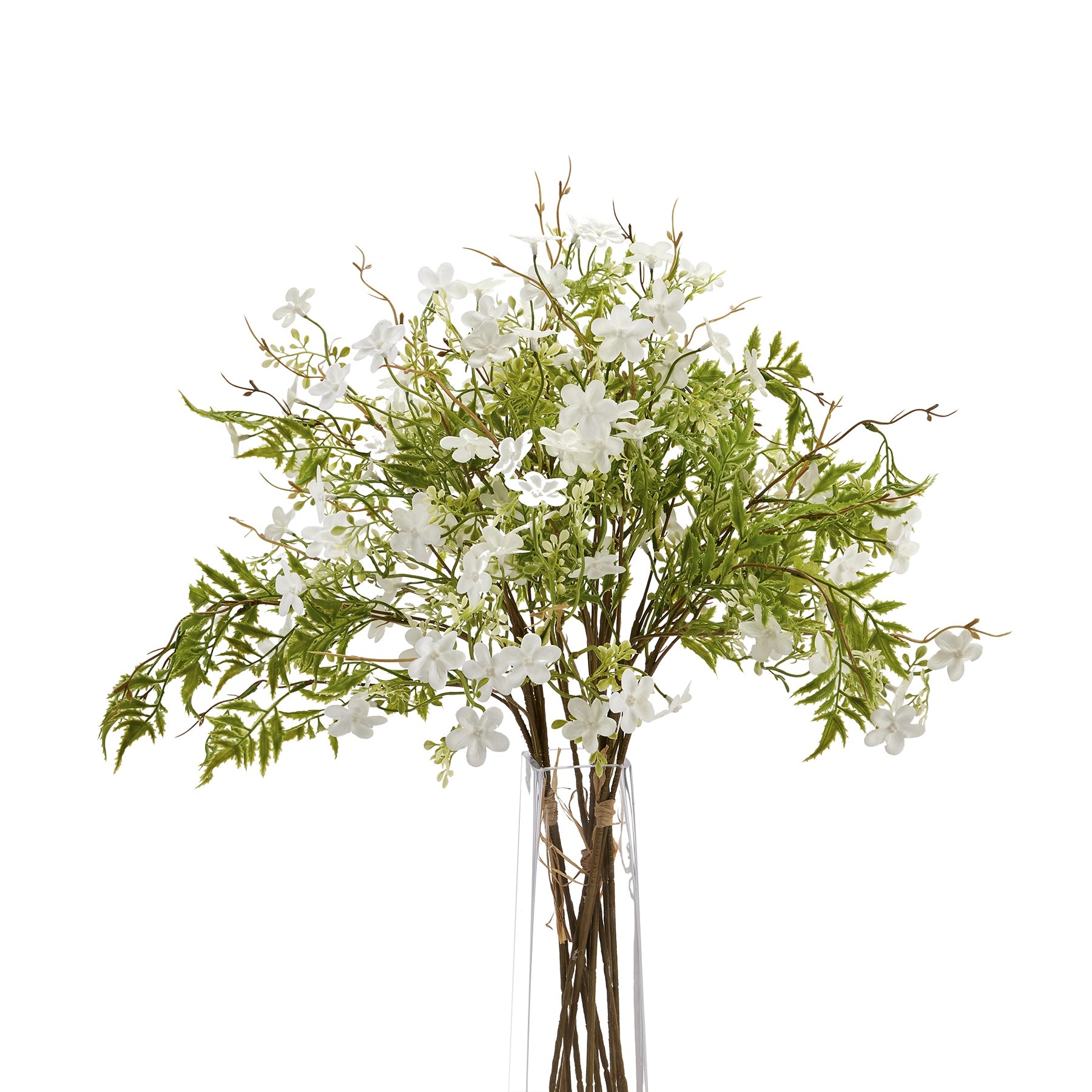 Italian Bellflower - White 22616 Hill Interiors Faux Flowers Cote Furniture