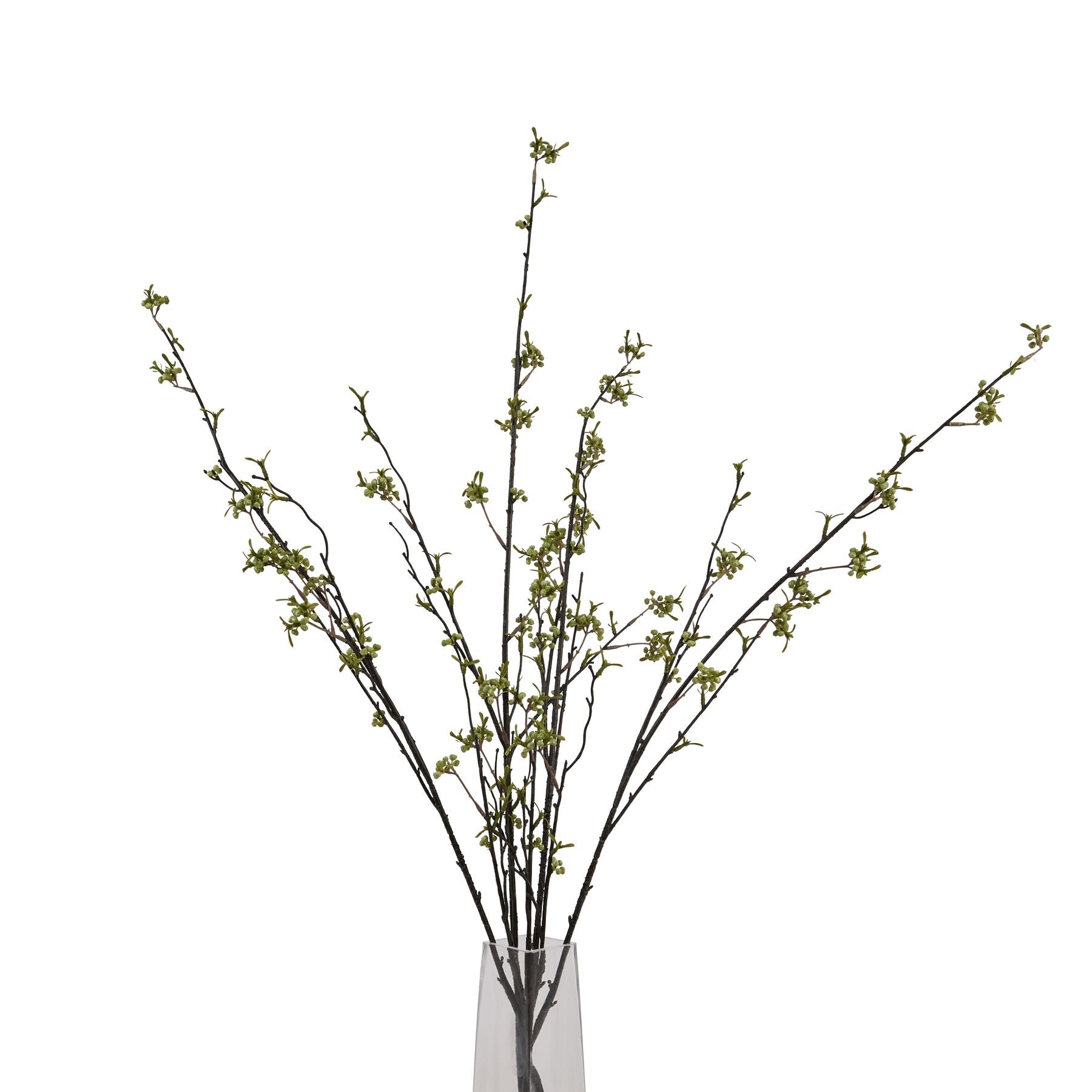 Berry Willow Stem - Green 22619 Hill Interiors Faux Flowers Cote Furniture