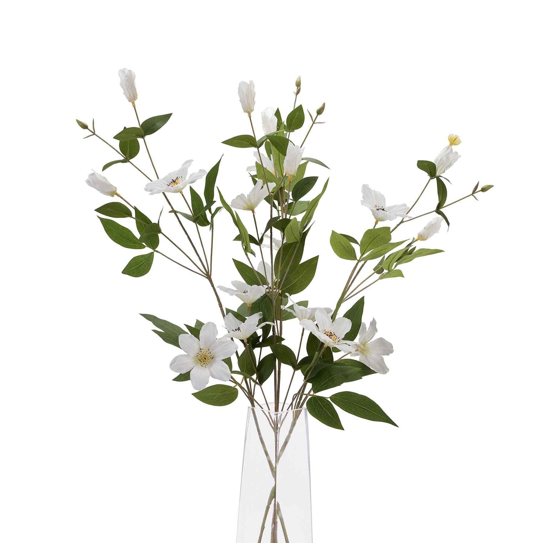 Florida Clematis - White  22630 Hill Interiors Faux Flowers Cote Furniture