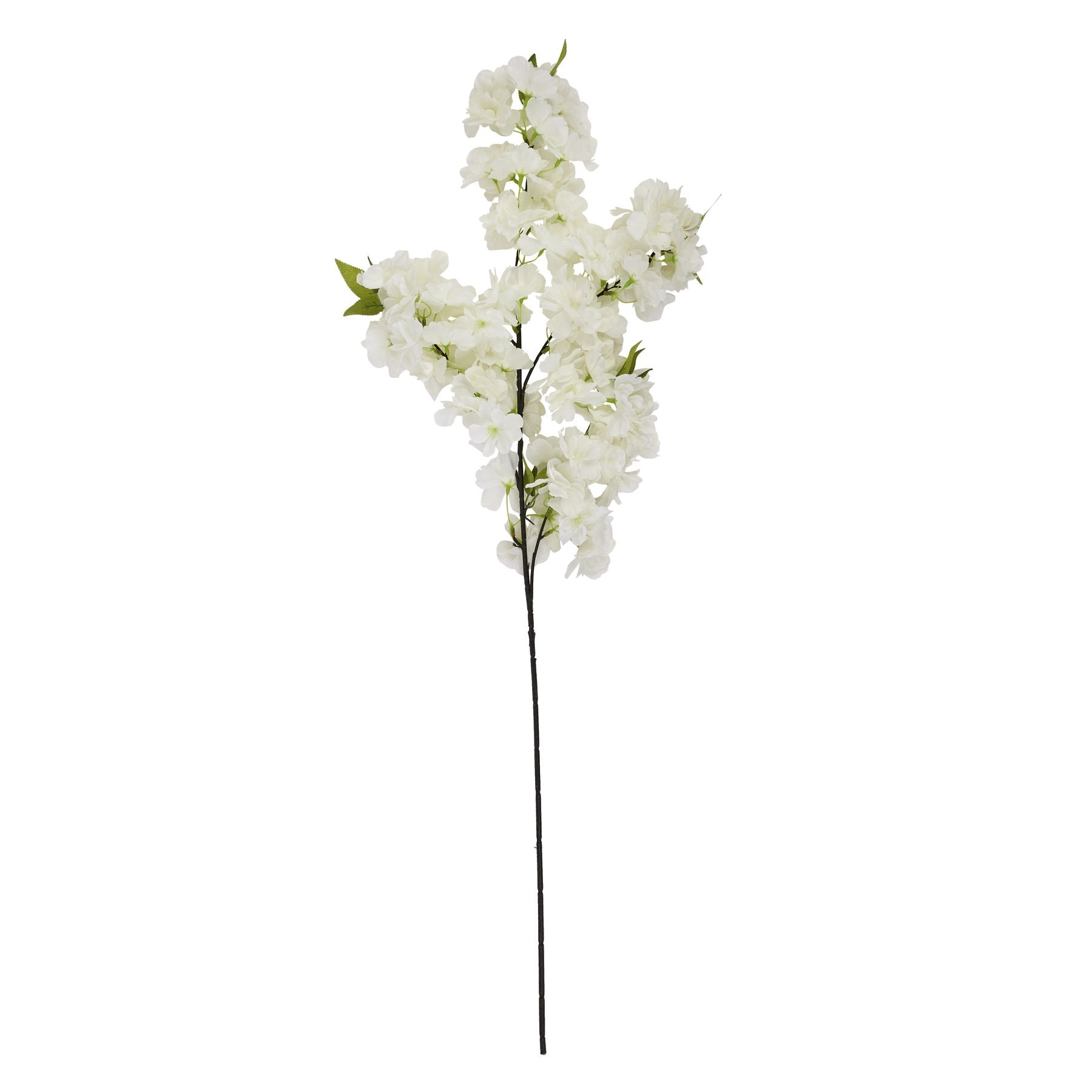 Full Cherry Blossom Stem (Large) - White 22634 Hill Interiors Faux Flowers Cote Furniture