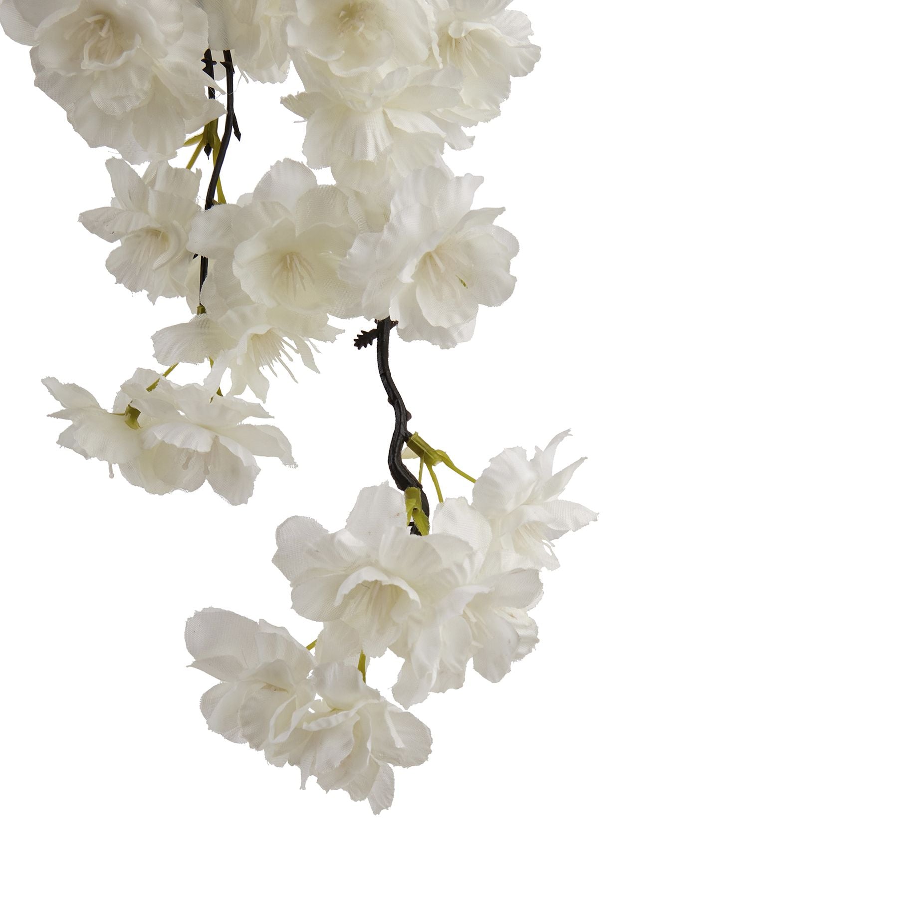 Cherry Blossom Stem (Large) - White 22639 Hill Interiors Faux Flowers Cote Furniture