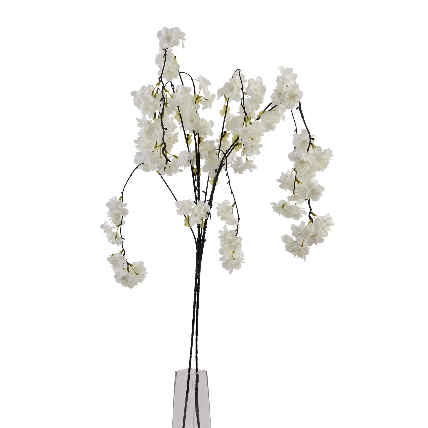 Cherry Blossom Stem (Large) - White 22639 Hill Interiors Faux Flowers Cote Furniture