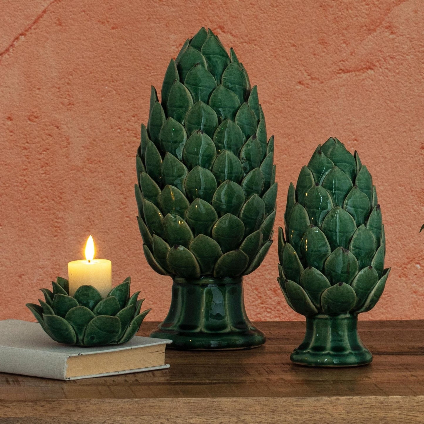 Globe Chianti Artichoke - Green  22648 Hill Interiors Ornaments Cote Furniture