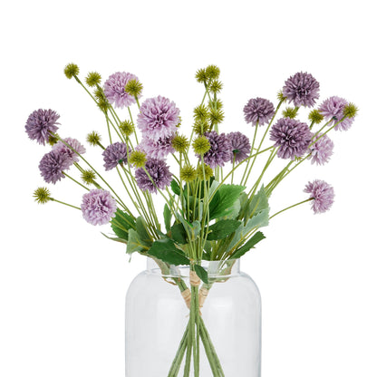 Chrysanthemum Bouquet - Purple  22721 Hill Interiors Faux Flowers Cote Furniture